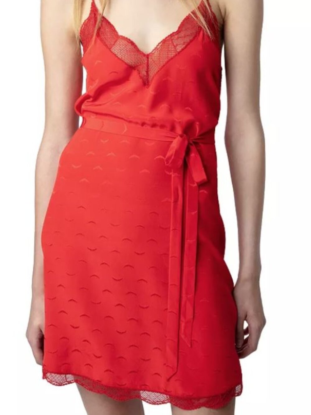Zadig & Voltaire Silk Jacquard Wings Print Dress